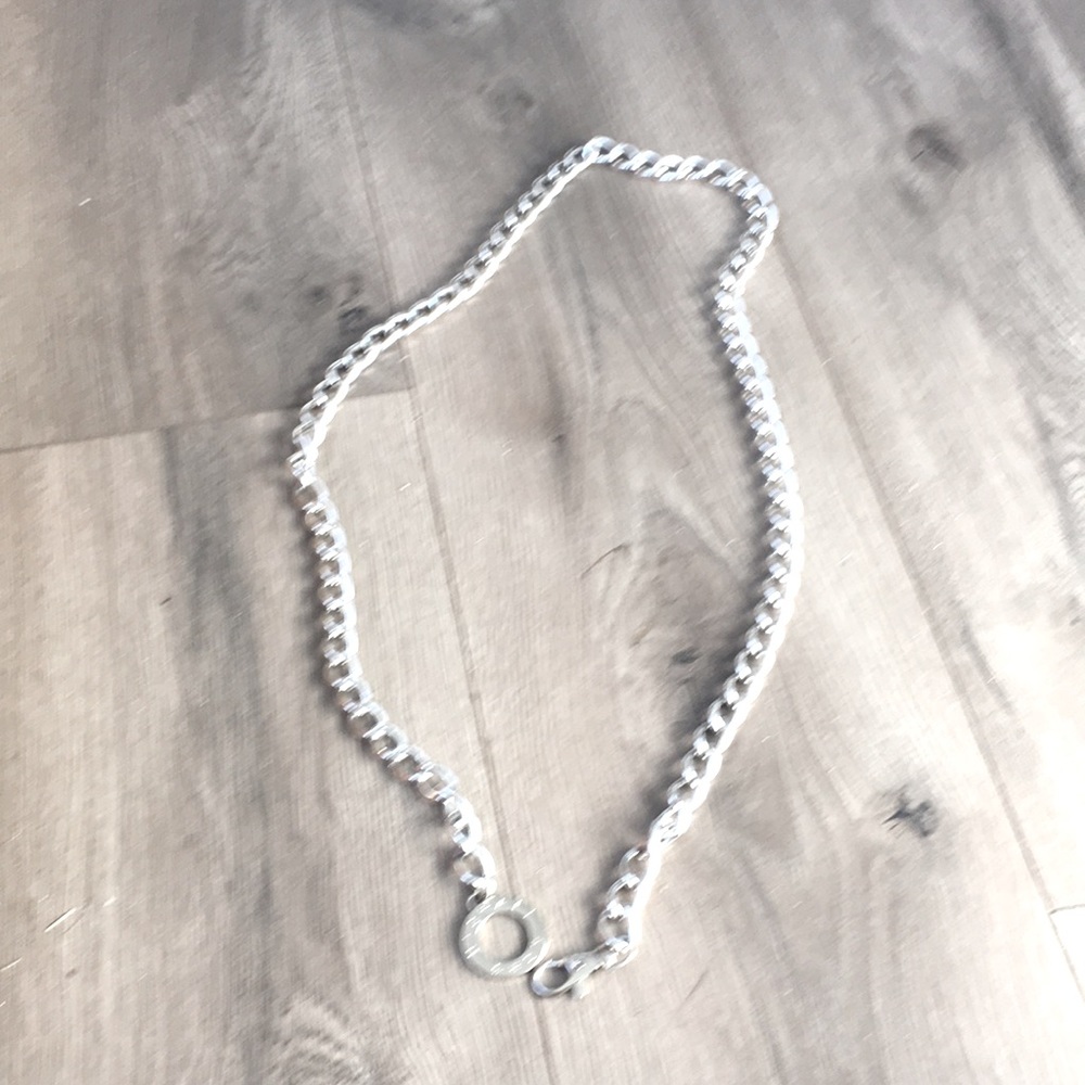 Michael Kors silver chain link belt